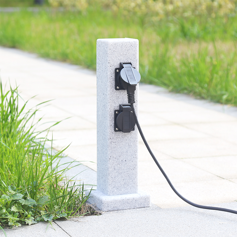 Outdoor Power Outlet Weatherproof - Tomada de energia vertical PE tomada