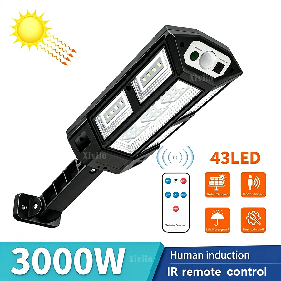 Outdoor Power Outlet Weatherproof - Luzes de rua solares de 3000W