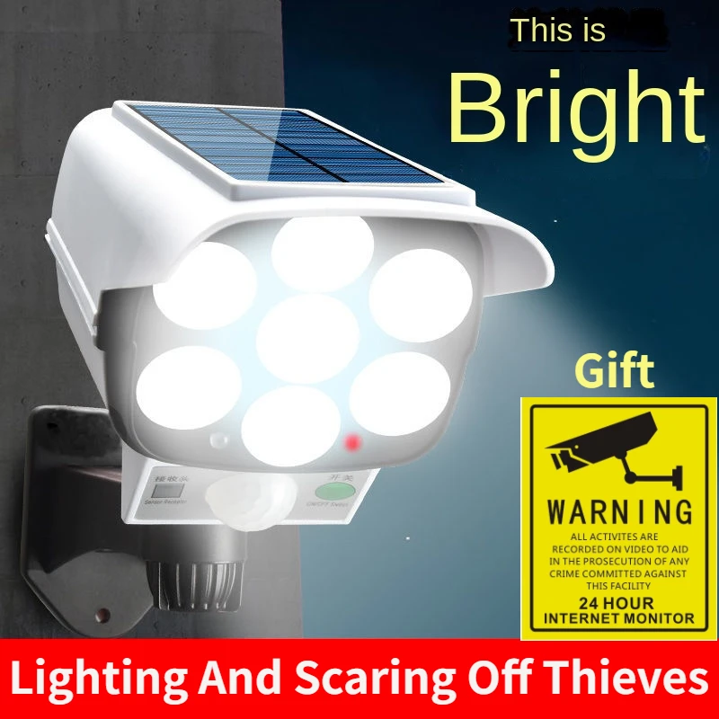 Outdoor Power Outlet Solar - Luz solar ao ar livre sensor
