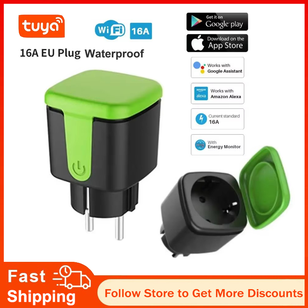 Outdoor Power Plug - Tomada Inteligente Tuya EU 16A WiFi