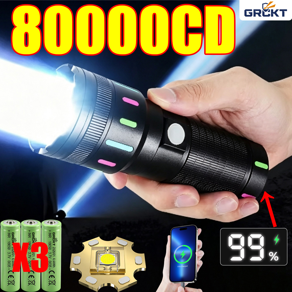 Outdoor Power Reno - Lanterna LED Mais Poderosa 80000CD, Lanterna