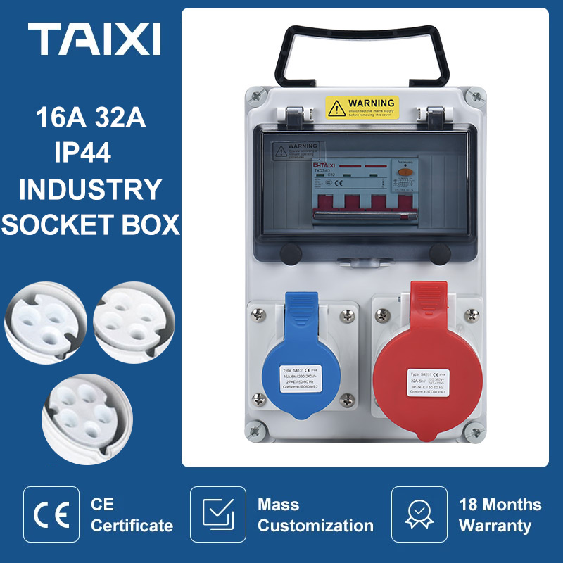 Outdoor Power Outlet Weatherproof - Caixa de Tomada Industrial à Prova