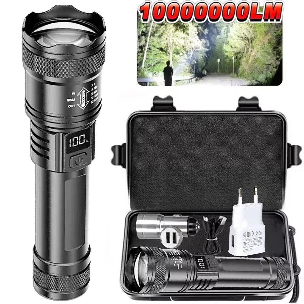 Outdoor Power Reno - Lanterna LED Recarregável com Zoom e