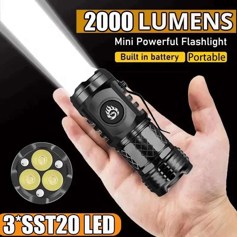 Outdoor Power Reno - Lanterna Tática de Alta Potência 3LED