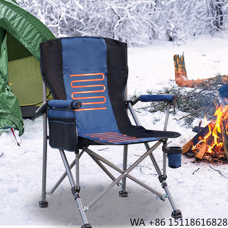 Outdoor Power Recliner - Cadeira de Piquenique Dobrável com Aquecimento
