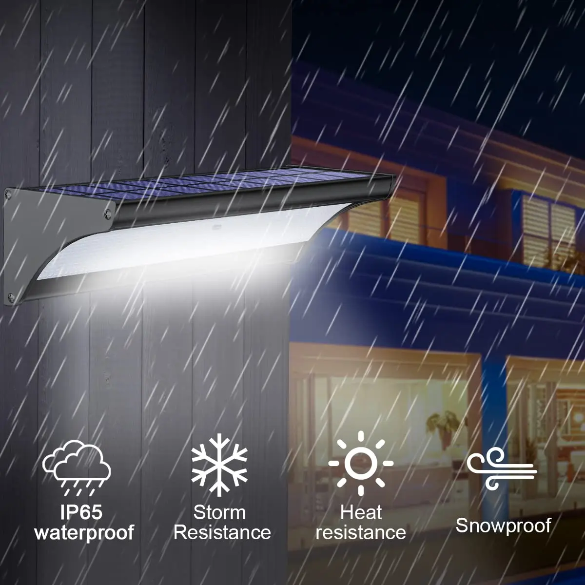 60/48led luz de parede solar a - Outdoor Power Outlet Weatherproof avaliação e preço