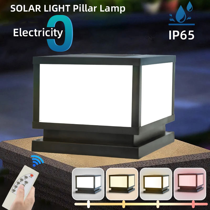 Luzes solares led para exterio - Outdoor Power Post avaliação e preço