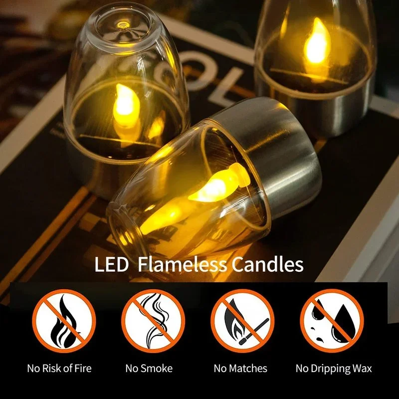 Velas sem chama movidas a ener - Outdoor Power Outlet Solar avaliação e preço