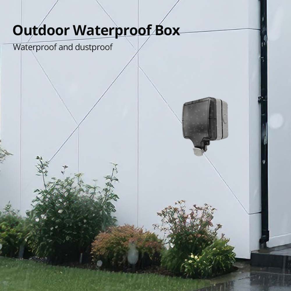 Wallpad IP66 Caixa externa à p - Outdoor Power Outlet Weatherproof avaliação e preço