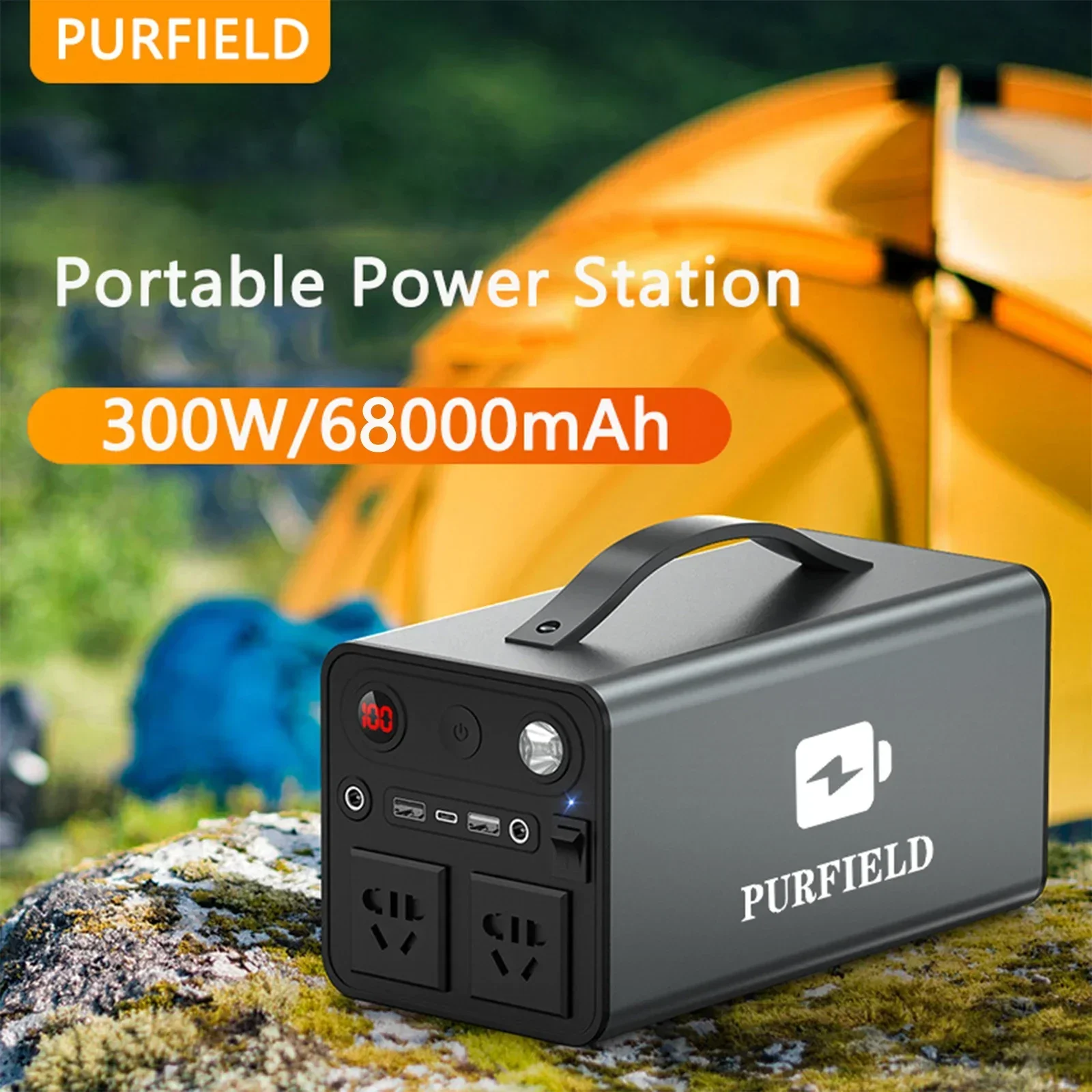 Purfeeld portátil power 68000m - Outdoor Power Source avaliação e preço
