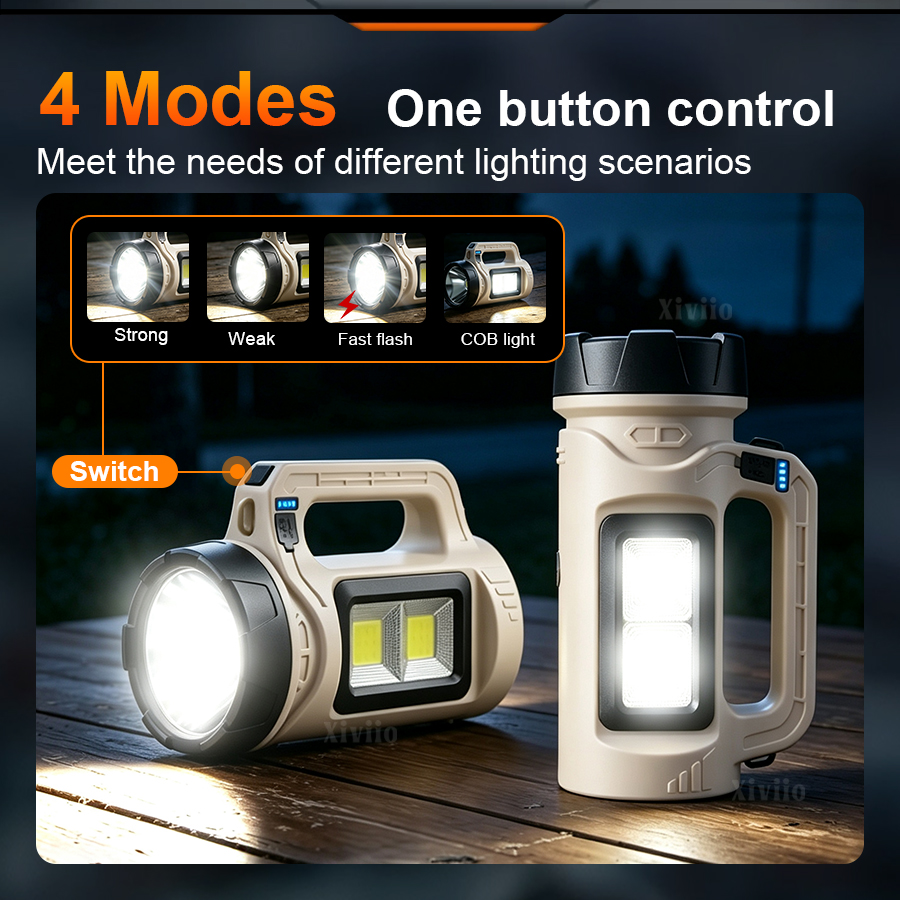 Multicena portátil led tocha s - Outdoor Power Reno avaliação e preço
