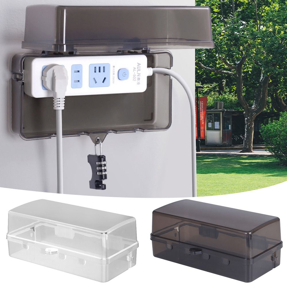 Caixa de Plástico Durável Anti - Outdoor Power Outlet Weatherproof avaliação e preço
