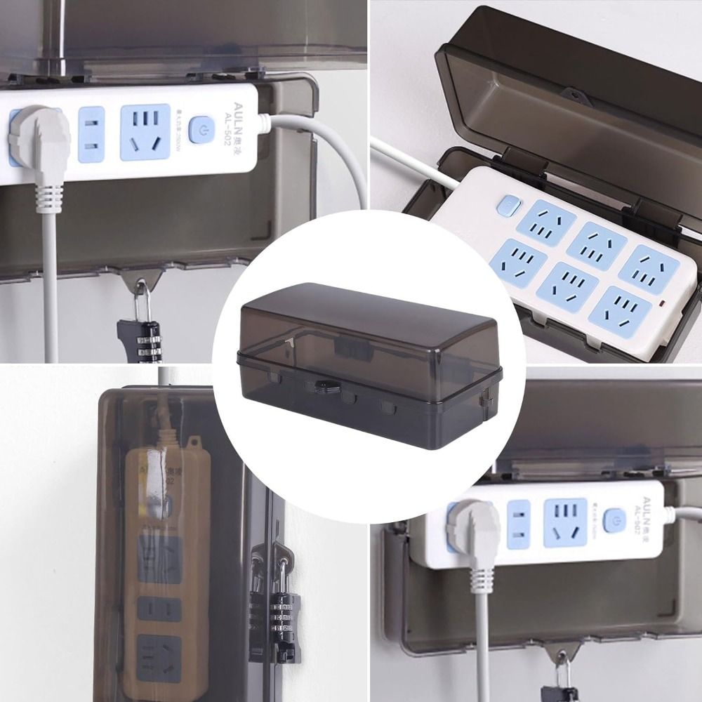 Caixa de Plástico Durável Anti - Outdoor Power Outlet Weatherproof avaliação e preço