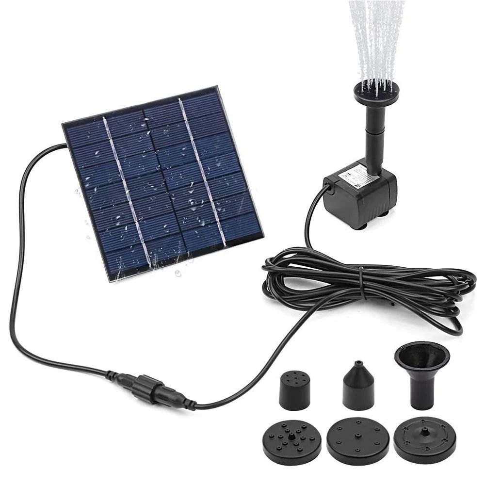 Mini Solar Fountain Pump, Powe - Outdoor Power Source avaliação e preço