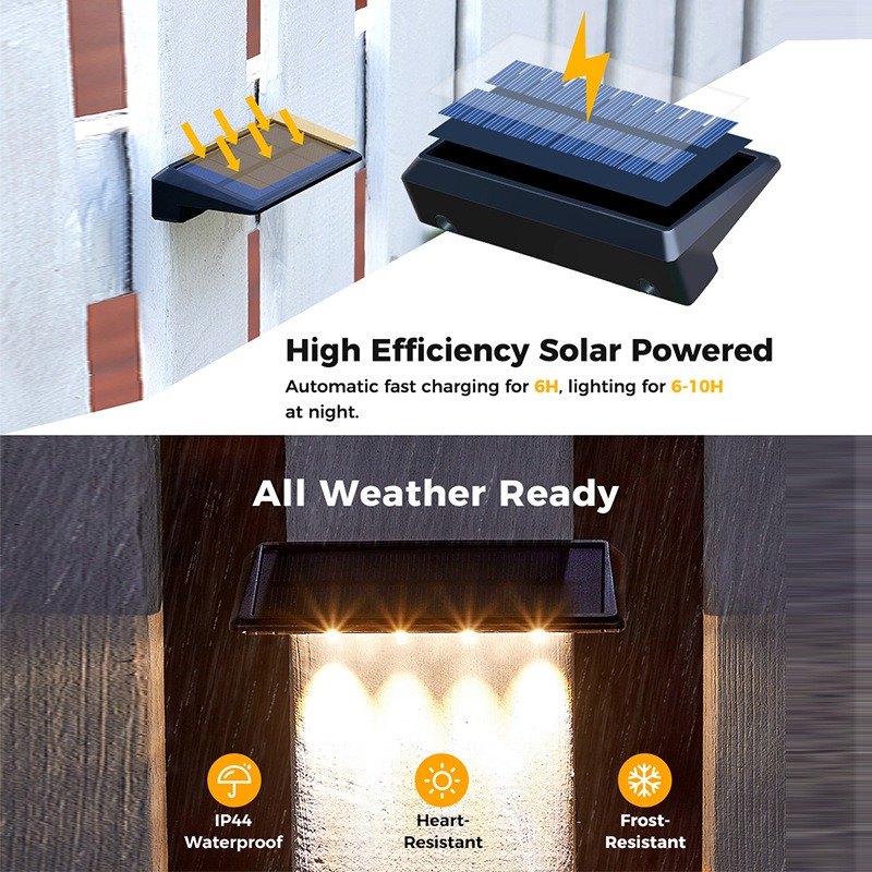 1-2 Pacotes de Luzes Solares d - Outdoor Power Post avaliação e preço