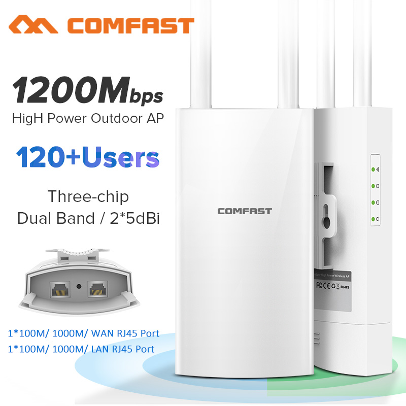 COMFAST Outdoor AP Gigabit Por - Outdoor Power Post avaliação e preço
