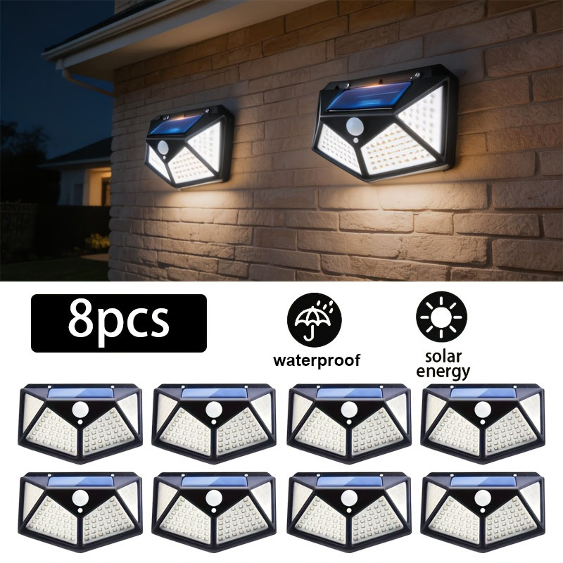 1~8 Peças de Luzes Solares com - Outdoor Power Outlet Weatherproof avaliação e preço