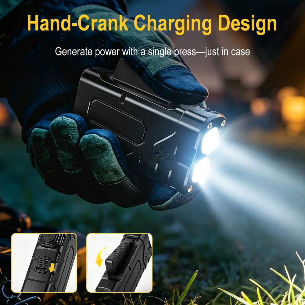 Lanterna LED EDC com Manivela  - Outdoor Power Reno avaliação e preço