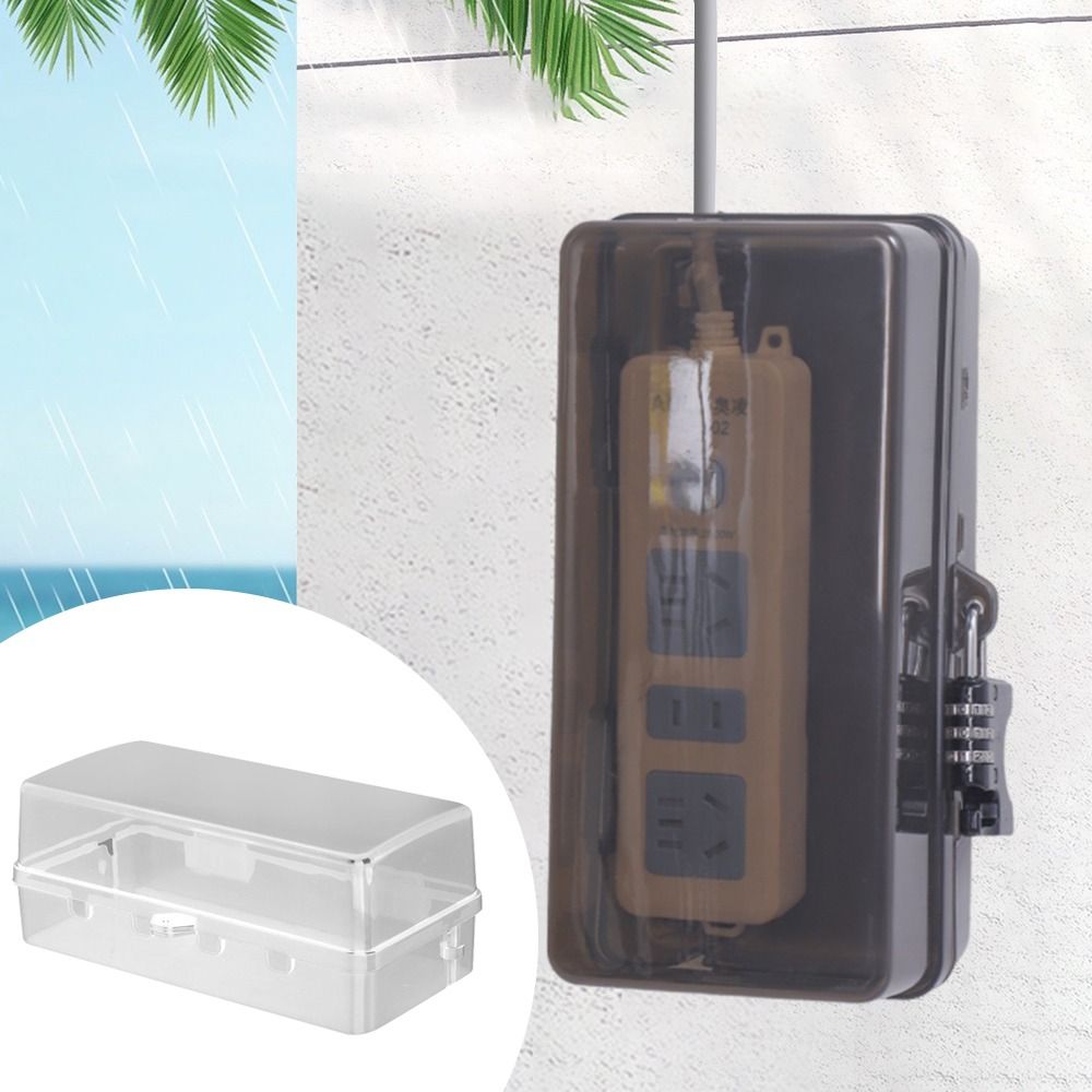 Caixa de Plástico Portátil par - Outdoor Power Outlet Weatherproof avaliação e preço