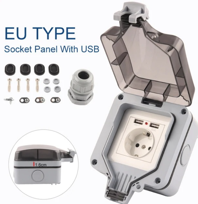 Tomada de Parede Externa à Pro - Outdoor Usb Power Outlet avaliação e preço