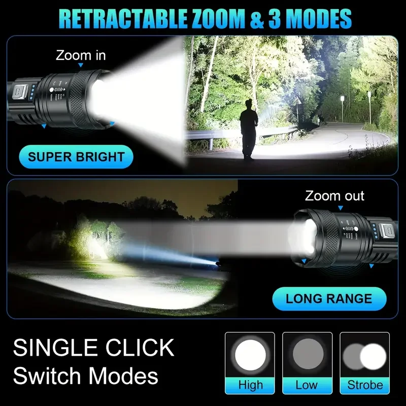 Lanterna tática led 2000lm, re - Outdoor Power Reno avaliação e preço